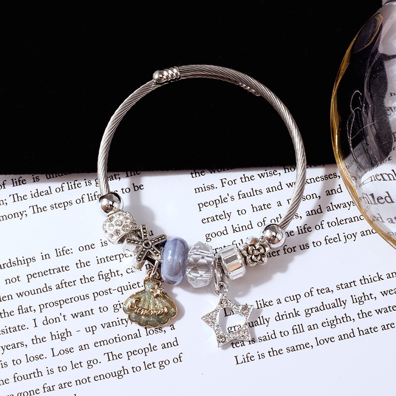 Vòng Tay Đính Đá Pha Lê Phong Cách Hàn Quốc Đơn Giản Cho Nữ | BigBuy360 - bigbuy360.vn