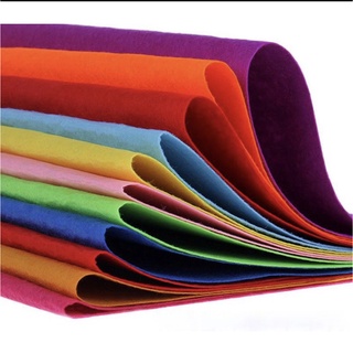 Vải dạ cứng mầm non 45*45 - Vải nỉ cứng làm đồ treo nôi, handmade