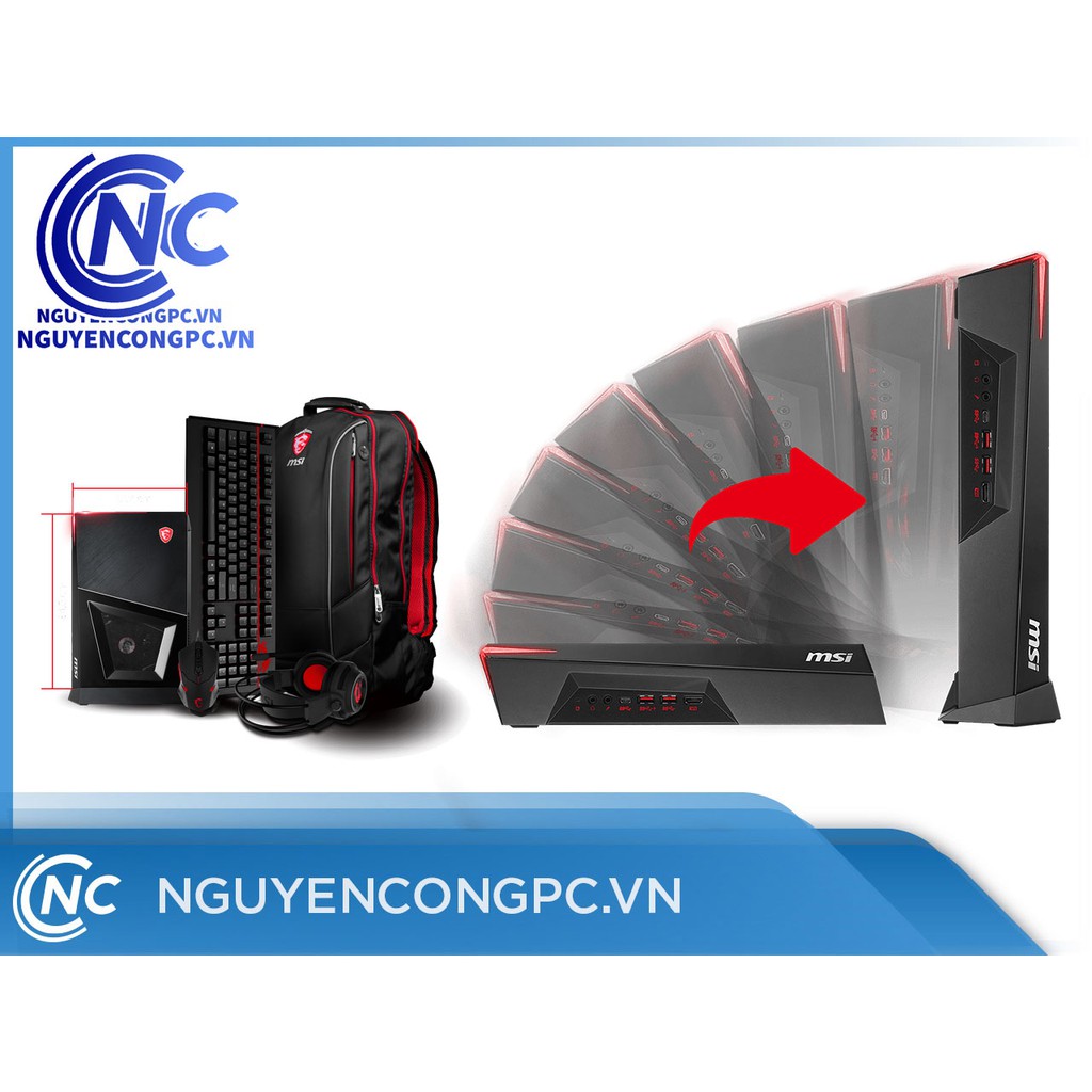 PC đồng bộ nhỏ gọn MSI Trident 3 9th 9SI-412XVN (i5-9400F/8GB-RAM/128GB-SSD/1TB-HDD/GTX-1660Ti) | BigBuy360 - bigbuy360.vn