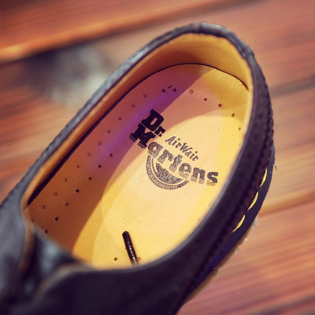 Giày bốt da cổ thấp Dr.Martens Air Wair 3989 thời trang cho nam và nữ size 35-46