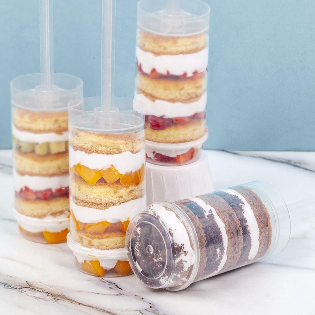 Hộp Tròn Trong Suốt Để Đựng Bánh Kem Tiện Dụng Và Bền