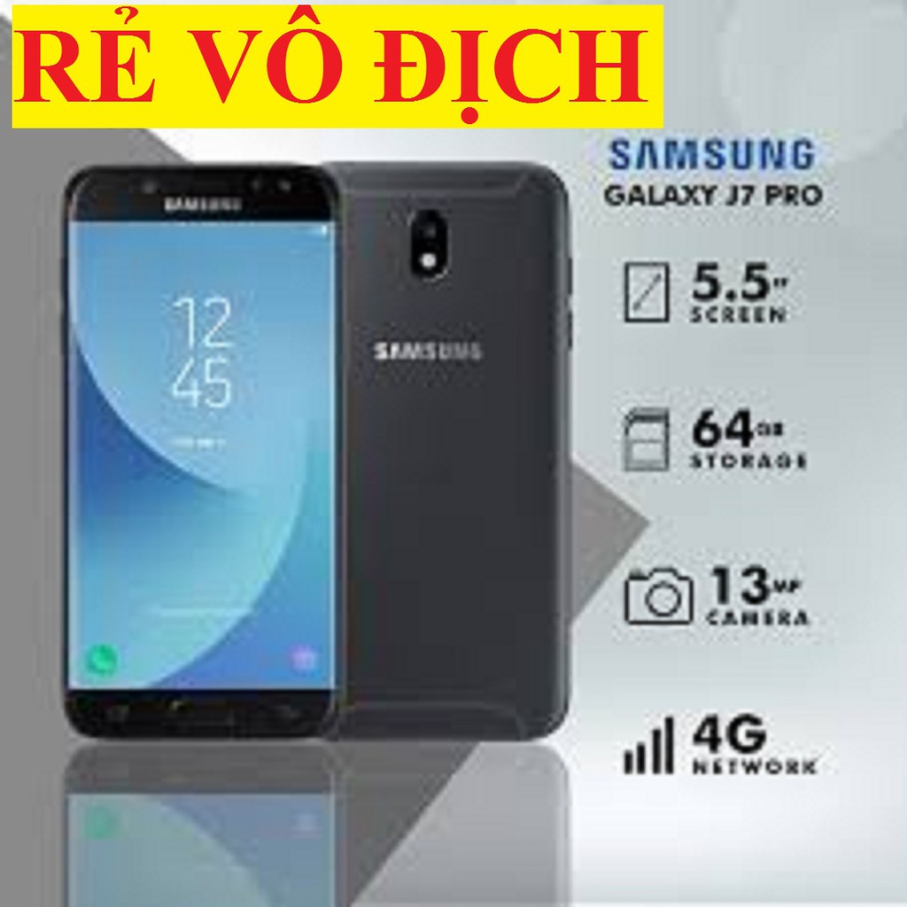 [ SALE - GIÁ SỐC ] điện thoại Samsung Galaxy J7 Pro 2sim ram 3G bộ nhớ 32G CHÍNH HÃNG chơi PUBG/Free Fire mướt