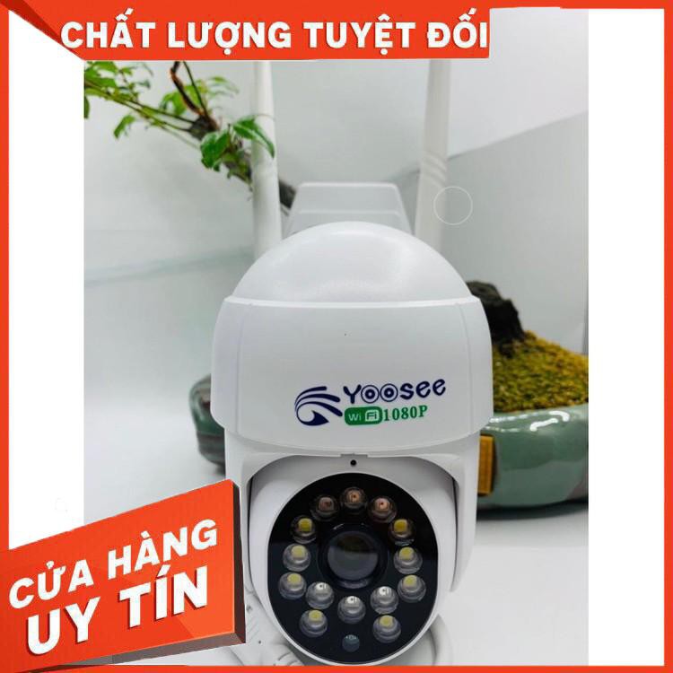 [Bán Giá Gốc] Camera Wifi Yoosee ngoài trời Full HD 1080P, Đàm Thoại 2 chiều Xoay 360 Độ