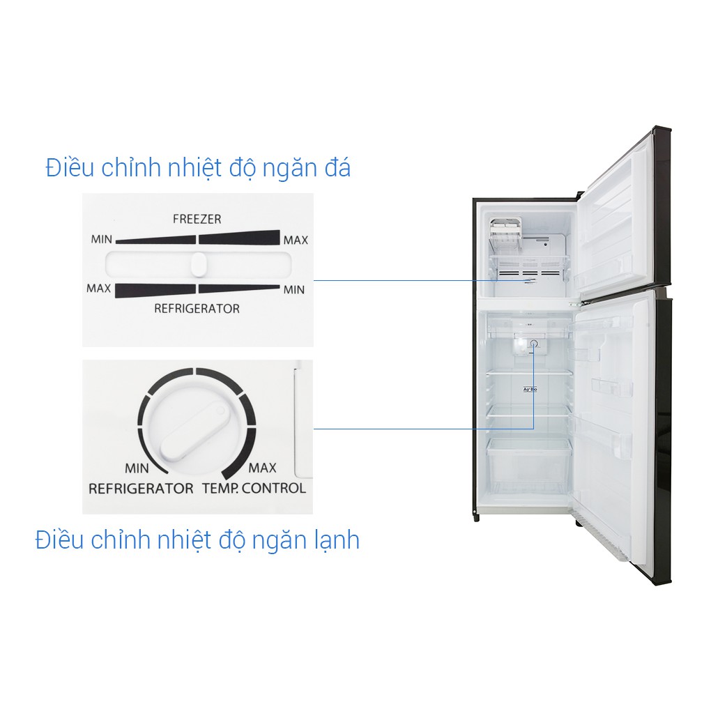 Tủ lạnh Toshiba Inverter 233 lít GR-A28VM(UKG) ,Ngăn đông mềm trữ thịt cá không cần rã đông, giao hàng miễn phí HCM