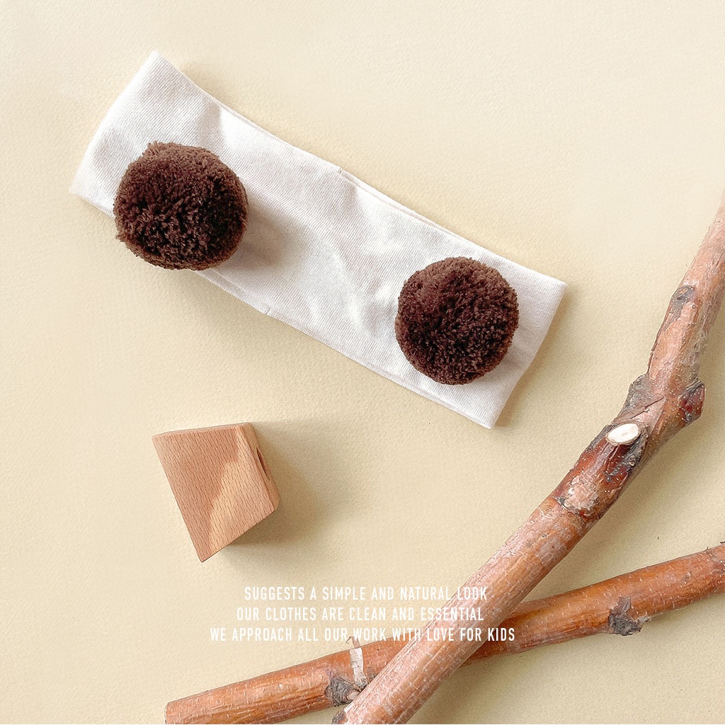 Jumpsuit Tay Ngắn In Hình Cây Dừa + Băng Đô Cài Tóc Cho Bé