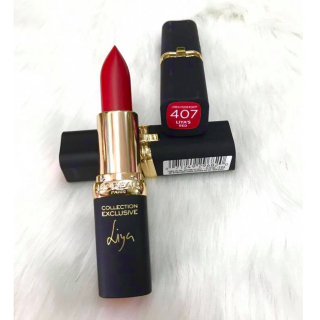 [Hàng Mỹ] Son Loreal đỏ thuần 407- Liya’s Red