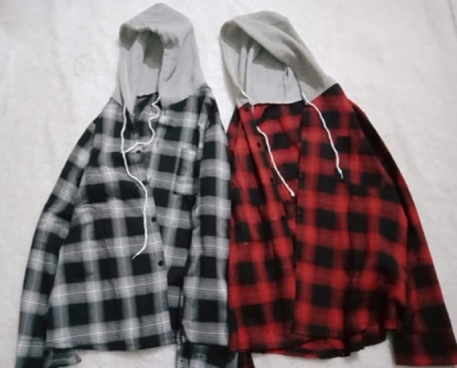 Áo Sơ mi kẻ mũ tàn COU776 | BigBuy360 - bigbuy360.vn