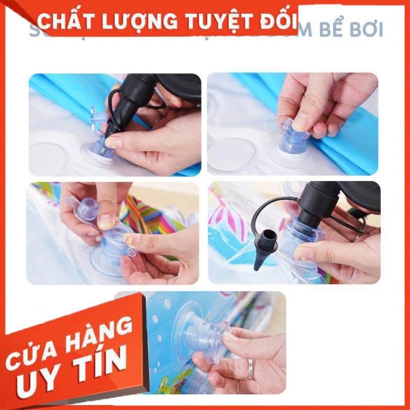 [ Bán Lẻ Giá Sỉ ] Bể Bơi phao Cho Bé Bơm Hơi 3 Tầng Đầy Đủ Kích Thước Hàng Loại 1 Có Đáy Chống Trượt An Toàn