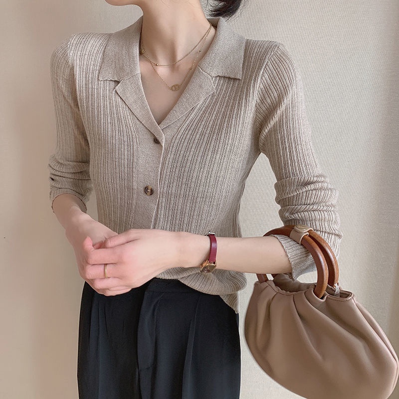 Áo cardigan BH màu sắc đơn giản phong cách Hàn Quốc cho nữ