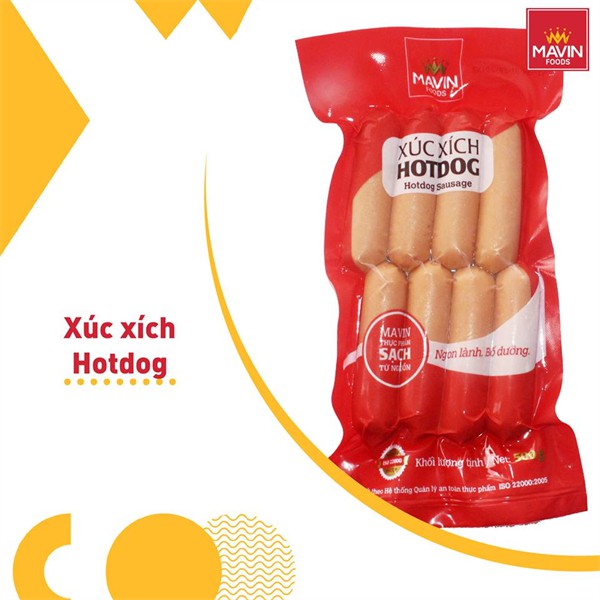 Xúc xích Hotdog Mavin, đồ chiên, rán, ăn vặt, chế biến món ăn trong gia đình