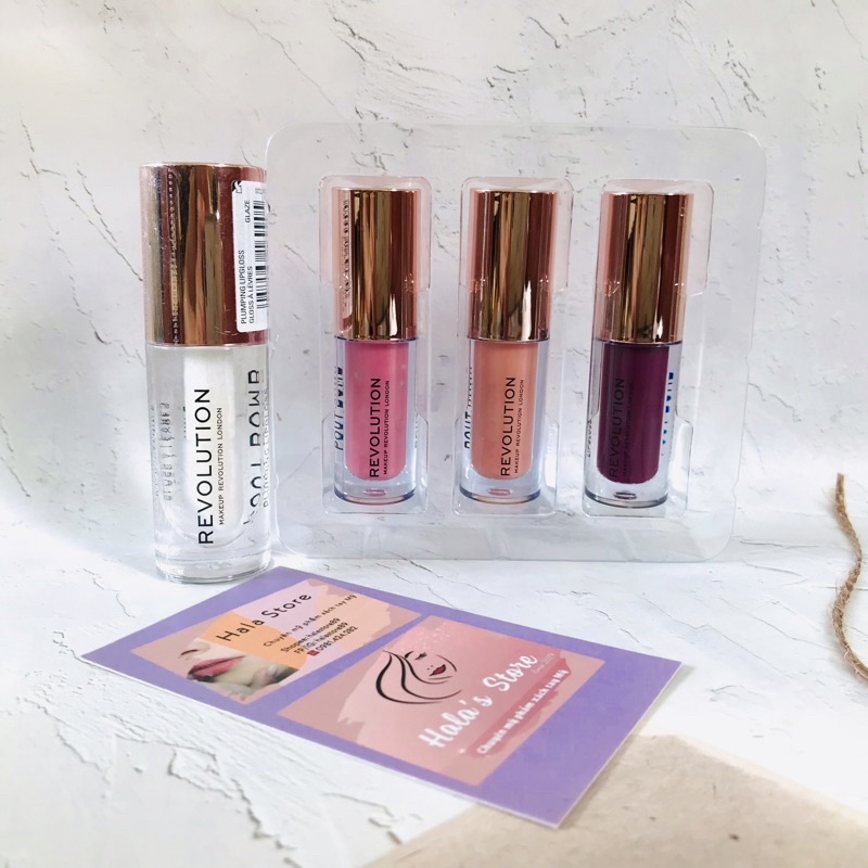 Son bóng mọng môi Makeup Revolution Pout Plumping Gloss Kiss