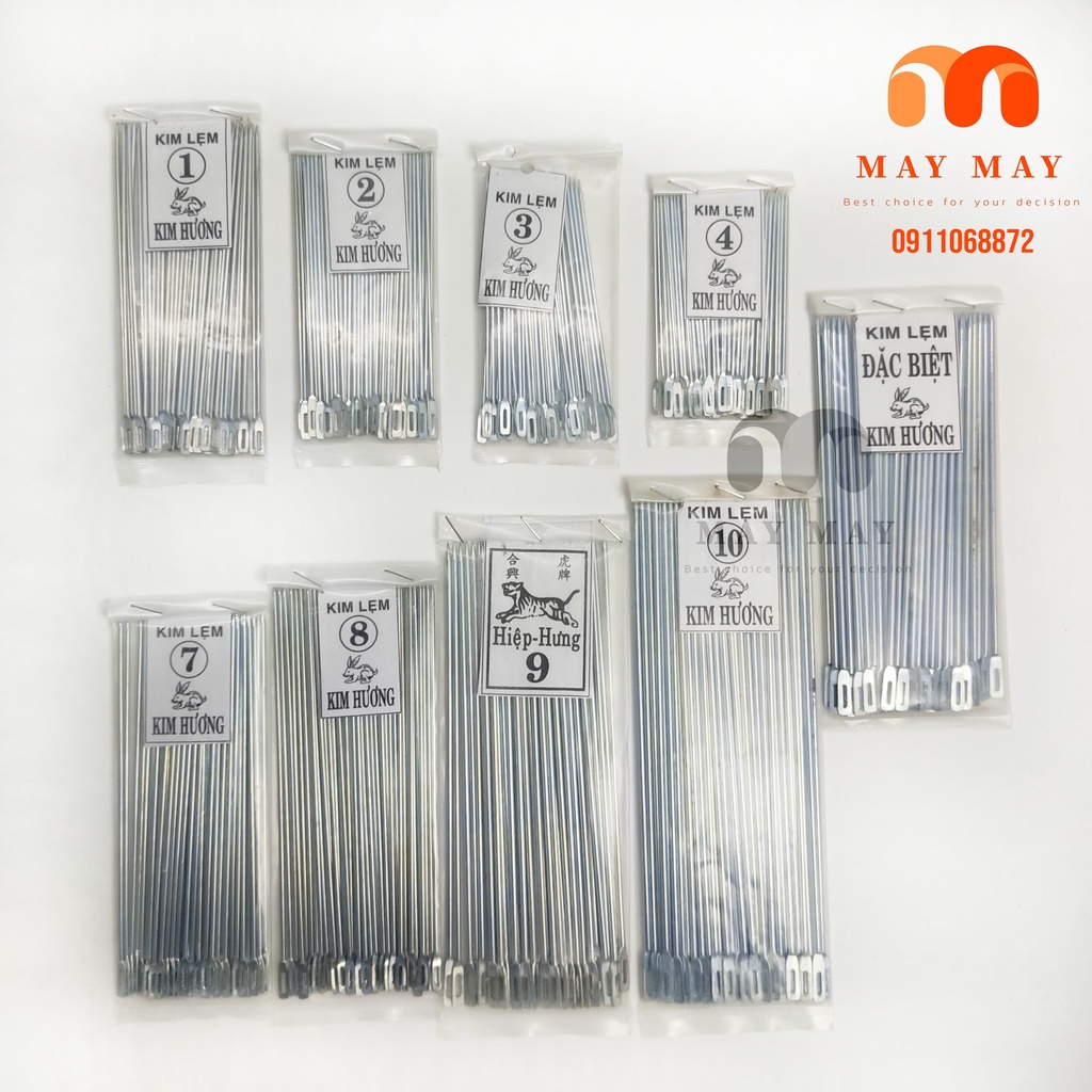 Lẹm - Kim may bao nhiêu size bịch 40 cây