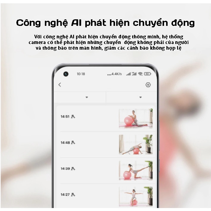 Camera WIFI Xiaomi Mijia siêu nét 2K góc nhìn 170 độ thông minh, phát hiện chuyển động, hồng ngoại ban đêm