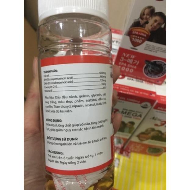 Alaska Omega 3 Bổ Não, Tăng Cường Thị Lực, Giảm Nguy Cơ Mắc Bệnh Tim Mạch