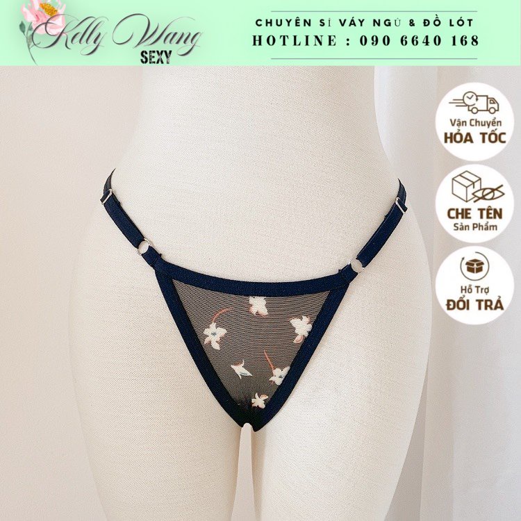 CK111 - Chip ren lọt khe sexy - quần lót ren hoa xinh xinh - KELLYWANG