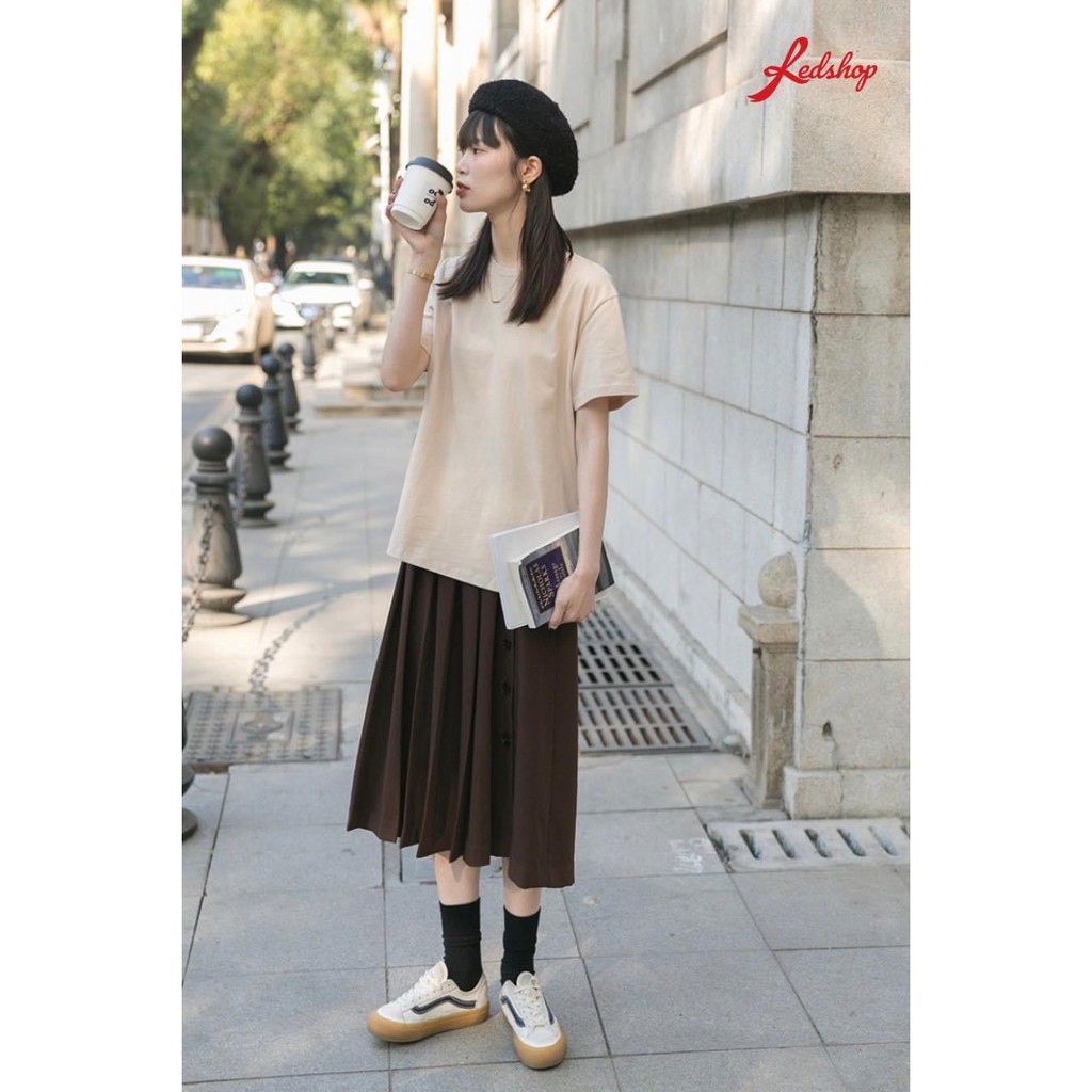 Áo thun Unisex Basic Tee phông trơn form rộng
