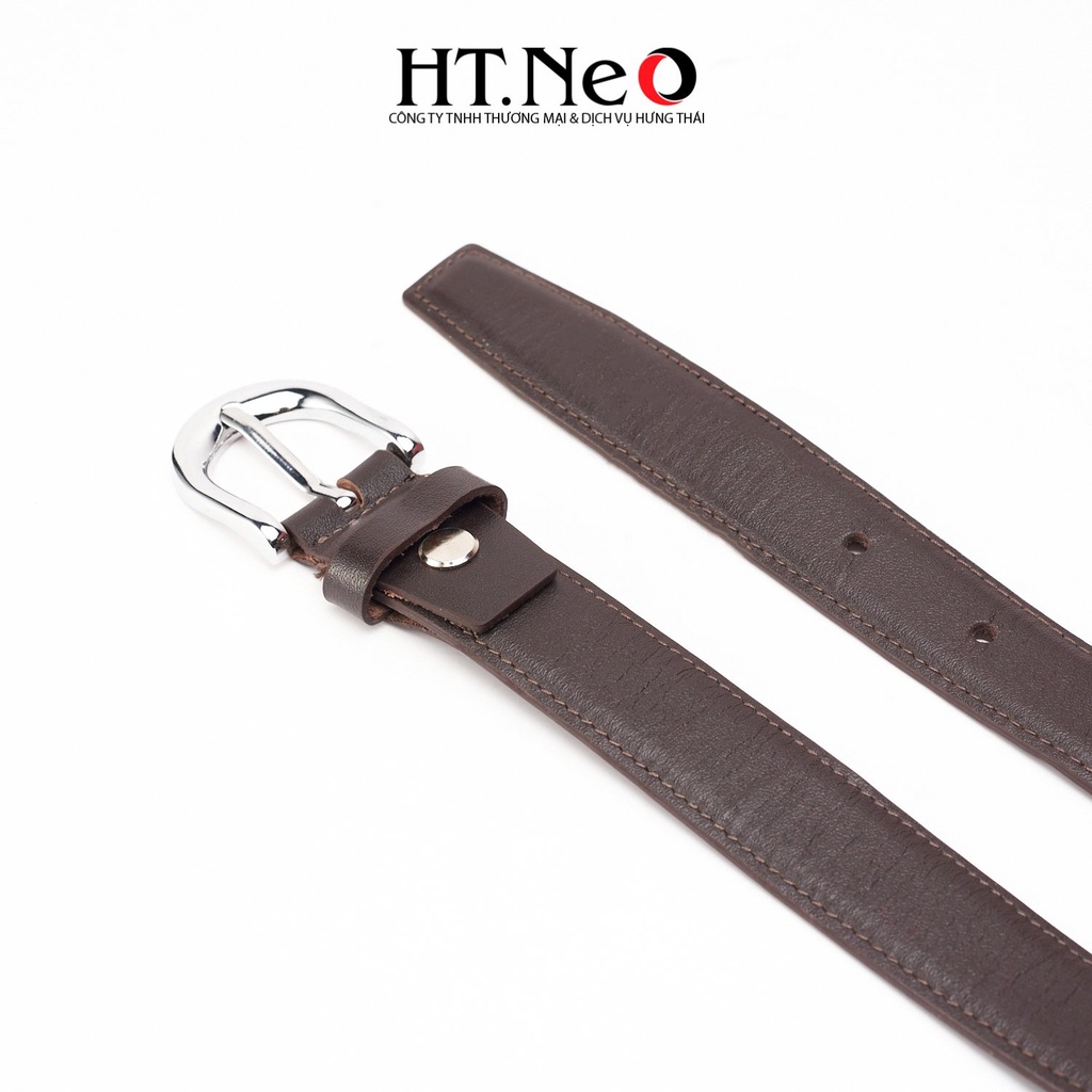 Dây lưng nữ da bò HT.NEO Da thật 100% mềm mại dẻo dai, khuya cài sang trọng, phog cách trẻ trung và năng động DL04