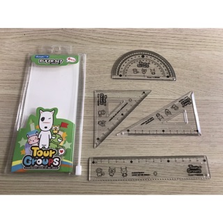 Bộ thước Eke 4 món Guangbo 06008