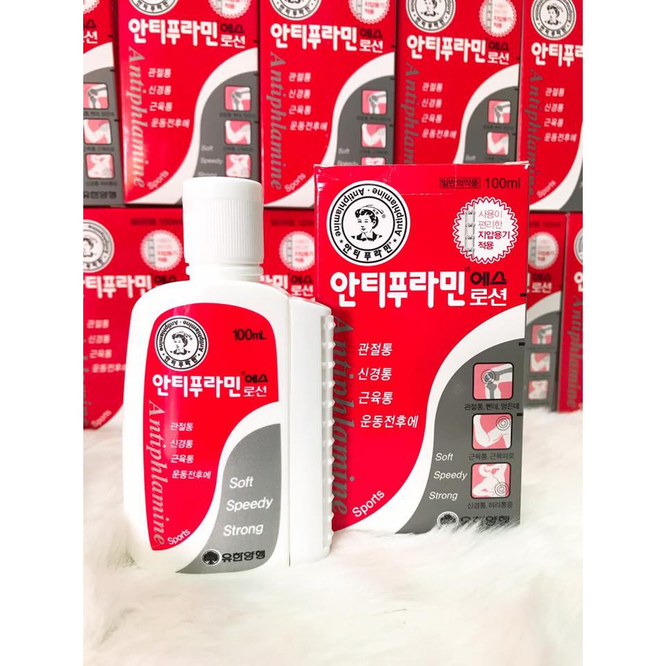 Dầu nóng xoa bóp Antiphlamine Hàn Quốc 100ml