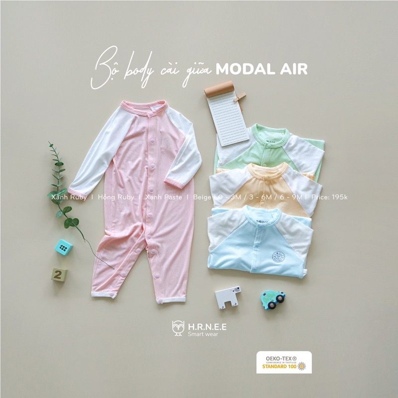 Bộ body dài tay modal air