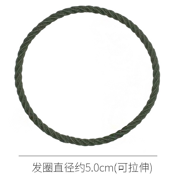 Set 5 Dây Buộc Tóc Màu Sắc Kẹo Ngọt Phong Cách Hàn Quốc Đơn Giản Cho Nữ