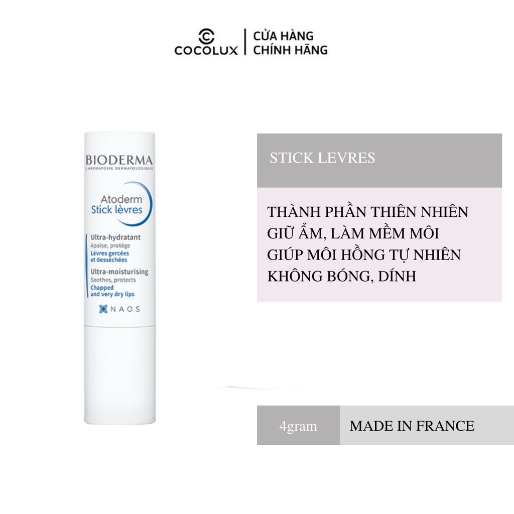 Son Dưỡng Môi Bioderma Stick Levres 4g