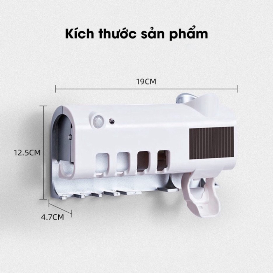 Máy khử khuẩn tiệt trùng bàn chải bằng tia UV-Giá treo sạch 99% vi khuẩn,an toàn thông minh-Bảo hành 12 tháng