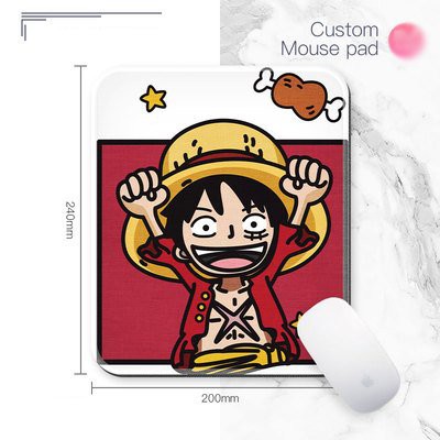 Miếng di chuột in hình ONE PIECE mẫu LUFFY VÀ CHOPPER Đảo Hải Tặc anime chibi miếng kê chuột miếng lót chuột