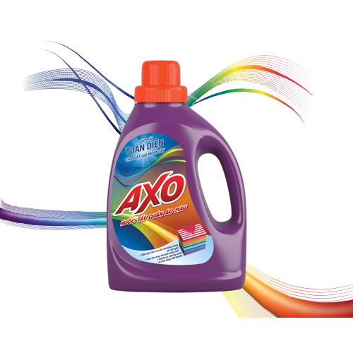 Tẩy quần áo mầu AXO 800ml Nước tẩy dành cho quần áo màu AXO