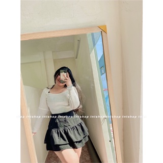 Chân Váy Nút 2 Tầng [ TNT SHOP BIGSIZE 60KG 90KG ]