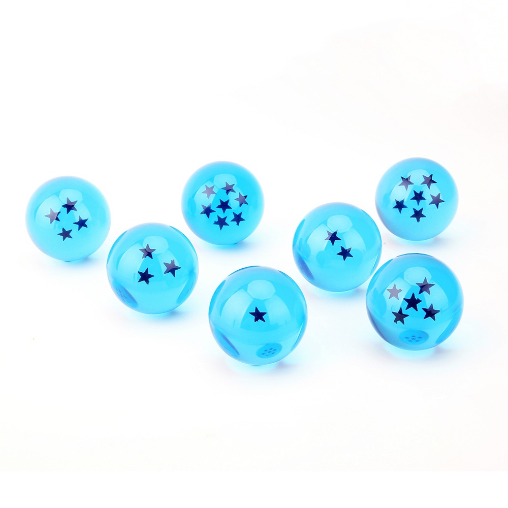 3.5/4.3Cm ngọc rồng 1-7 Ngôi Sao Anime Dragon Ball Quả Cầu Mẫu Màu Vàng và Xanh Dương