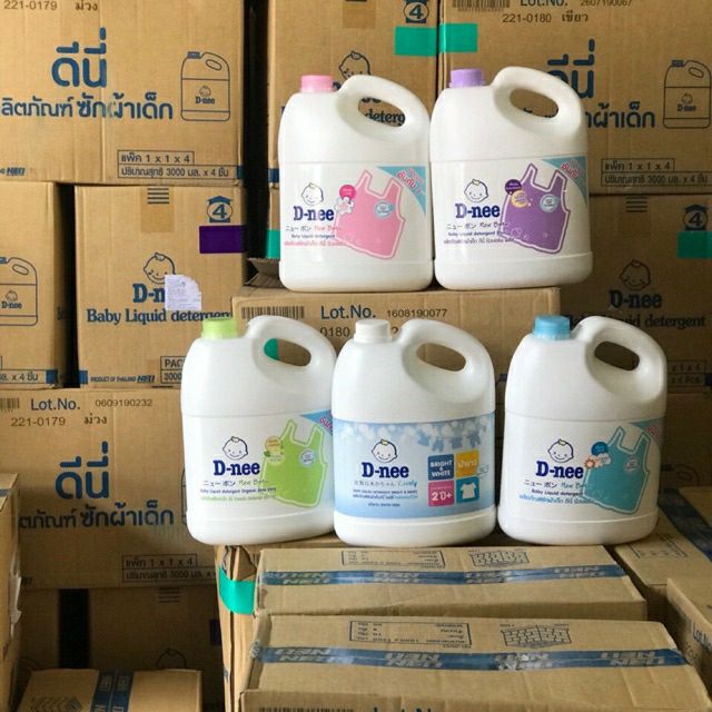 NƯỚC GIẶT XẢ DNEE THÁI LAN 3000ml màu xanh