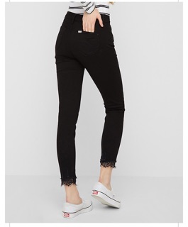Quần jeans đen Li xuất xịn