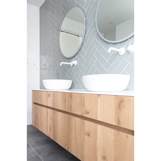 Decal dán phòng tắm màu pastel không thấm nước - Tấm lớn 5m - Citydecor