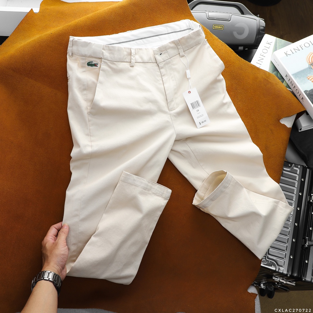 Quần Kaki Dài Nam LCST Cạp Chun Ẩn Form Slim Fit,Chất Vải Kaki Cotton Co Giãn