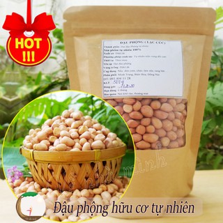 HẠT ĐẬU PHỘNG SỐNG HỮU CƠ TỰ NHIÊN 500g nguyên vỏ canh tác theo mùa vụ, không chất bảo quản