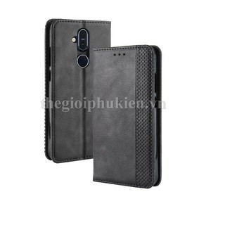 Bao da dạng ví Nokia 8.1 Luxury Leather