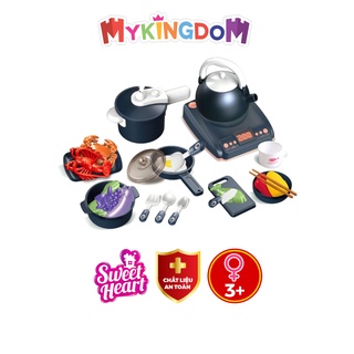 Đồ Chơi SWEET HEART Bộ Nồi Lẩu Điện Mini - Xanh Dương SH199/BL