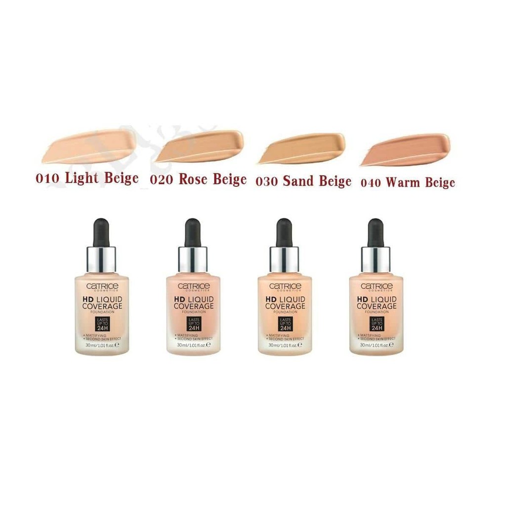 Kem Nền Catrice HD Liquid Coverage Foundation 24h