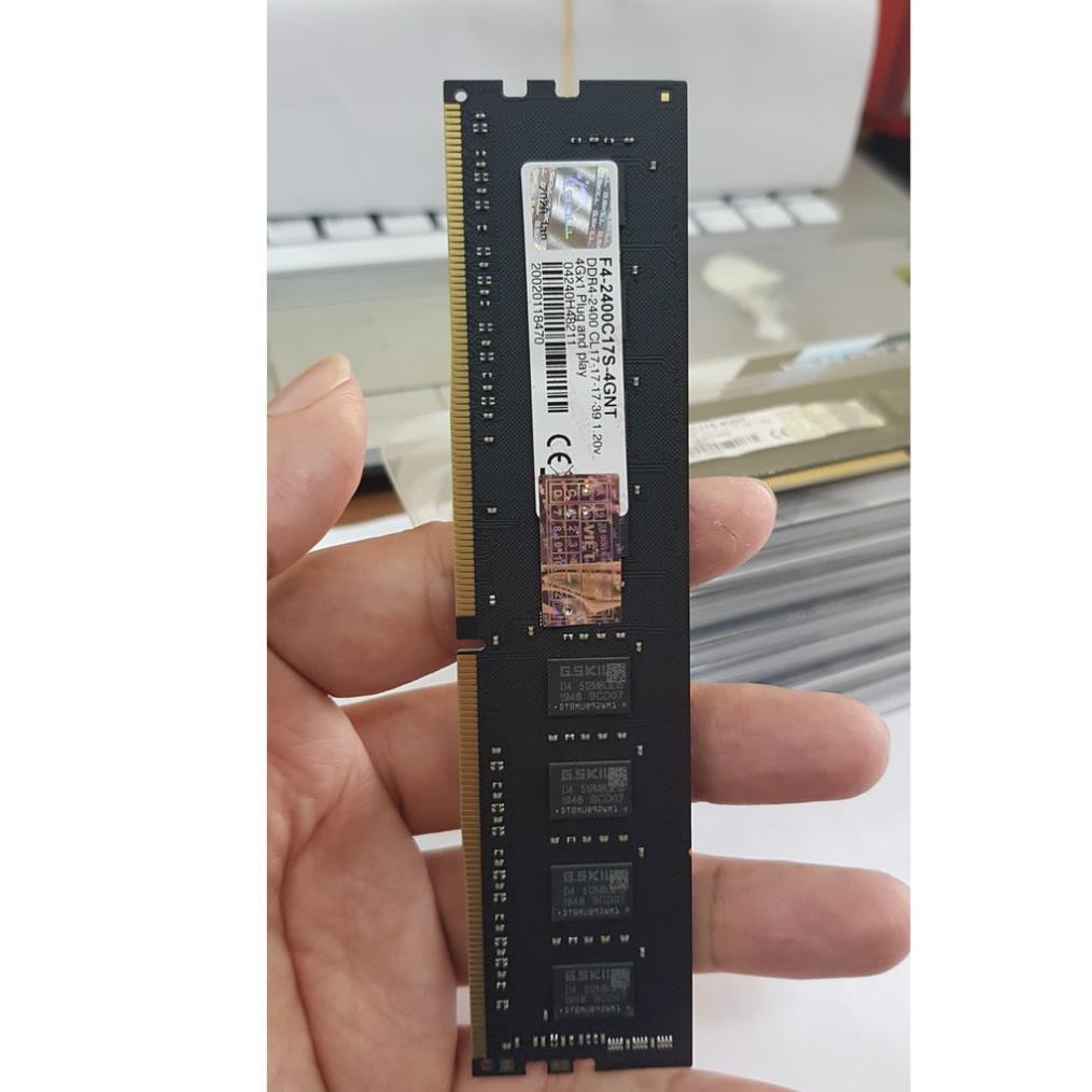 RAM GSkill 4GB DDR4 Bus 2400 - Chính hãng BH 36 tháng