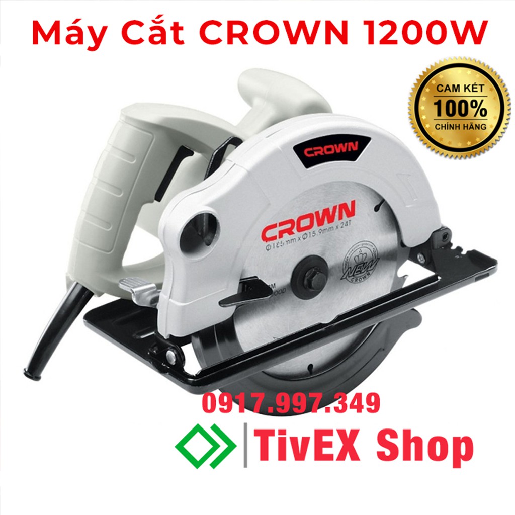[Nhập mã TIVEBB30 Giảm 30k Vận Chuyển] Máy Cắt Gỗ Cắt Gạch Crown CT15074