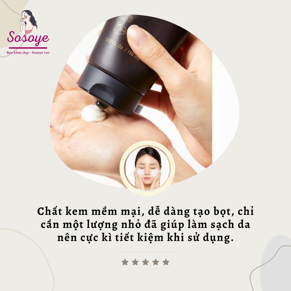 [Date 2023] Sữa Rửa Mặt Tro Núi Lửa Se Khít Lỗ Chân Lông Kiềm Dầu Innisfree Jeju Volcanic Pore Micellar Foam 2X 150ml