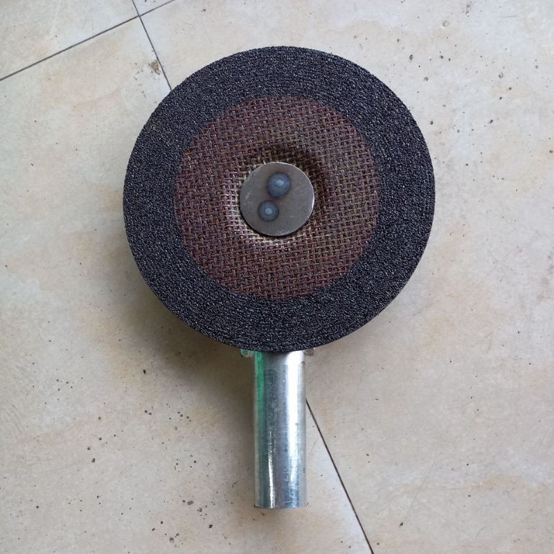 Đá mài tường,mài trần 180mm ,có cán nối gậy