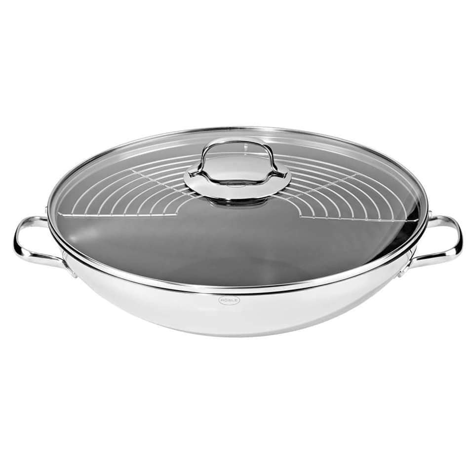 CHẢO XÀO SÂU LÒNG chống dính RÖSLE WOK 36cm - nhập khẩu đức 100%