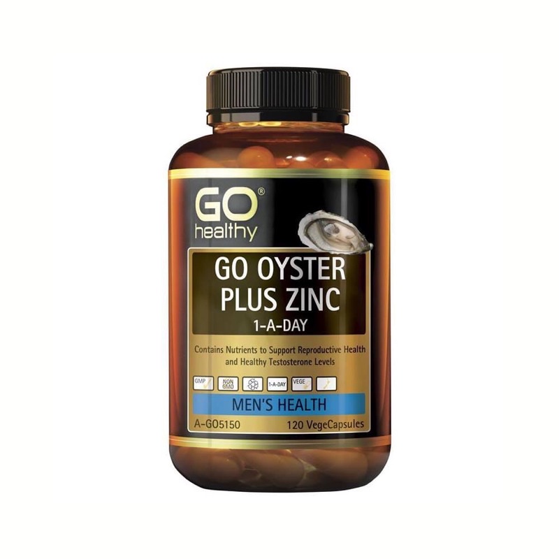 (CHÍNH HÃNG-TEM CHEMIST) tinh chất hàu kẽm đen go oyster plus zinC cho nam giới lọ 60 viên date xa