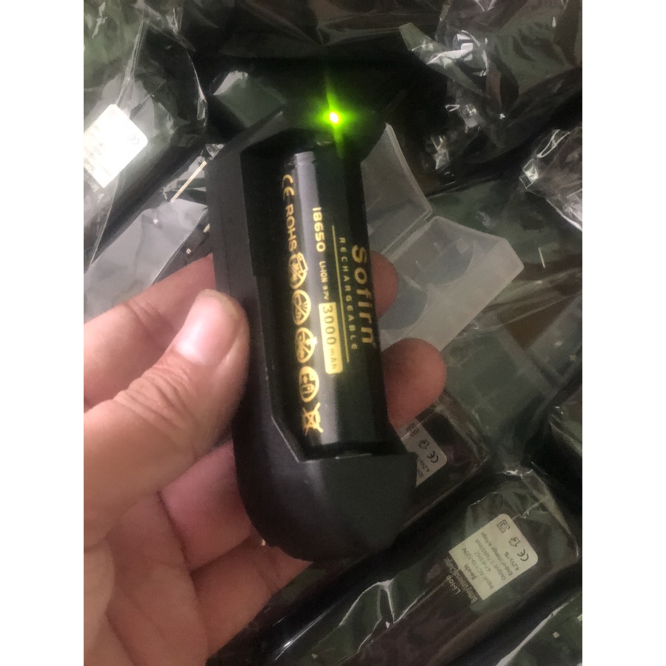 Pin Sofirn 18650 3.7V Li-ion đầu Lồi Dung Lượng Thực 3000mah Có Mạch Bảo Vệ  Hãng  3000mah  [Siêu Sale