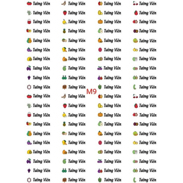 STICKER IN TÊN MẪU ĐỘC ĐÁO