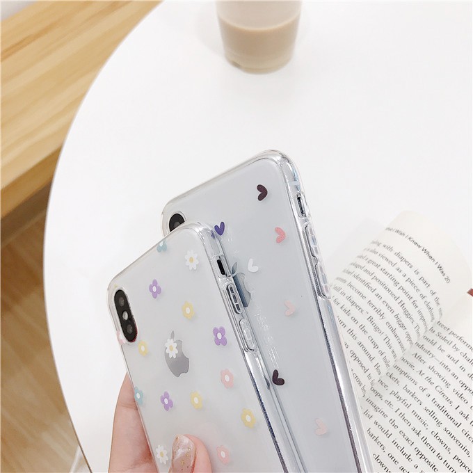 Ốp iphone Hoa nhí ốp dẻo trong 6/6plus/6s/6splus/7/7plus/8/8plus/x/xr/xs/11/12/pro/max/plus/promax đủ mã iphone