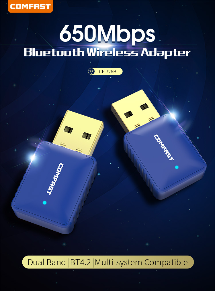 Usb Wifi Wifi Comfast Cf-726B 802.11ac 650mbps | BigBuy360 - bigbuy360.vn