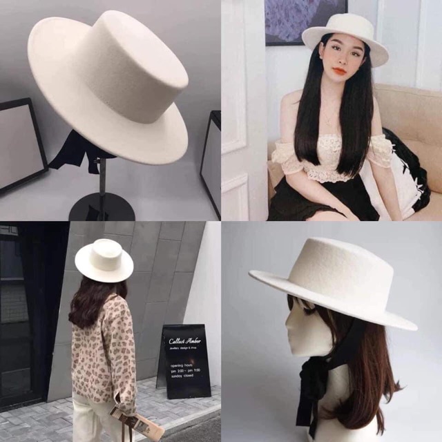 Nón phớt fedora đẹp NoBrandUnisex